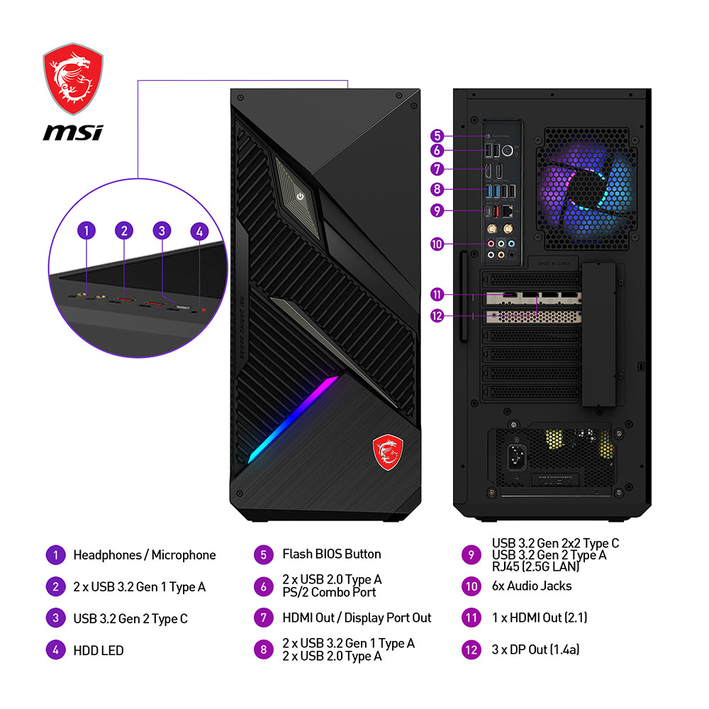 PC Gamer | MPG Infinite X2 13FNUG-021FR - Boutique en ligne officielle de MSI France